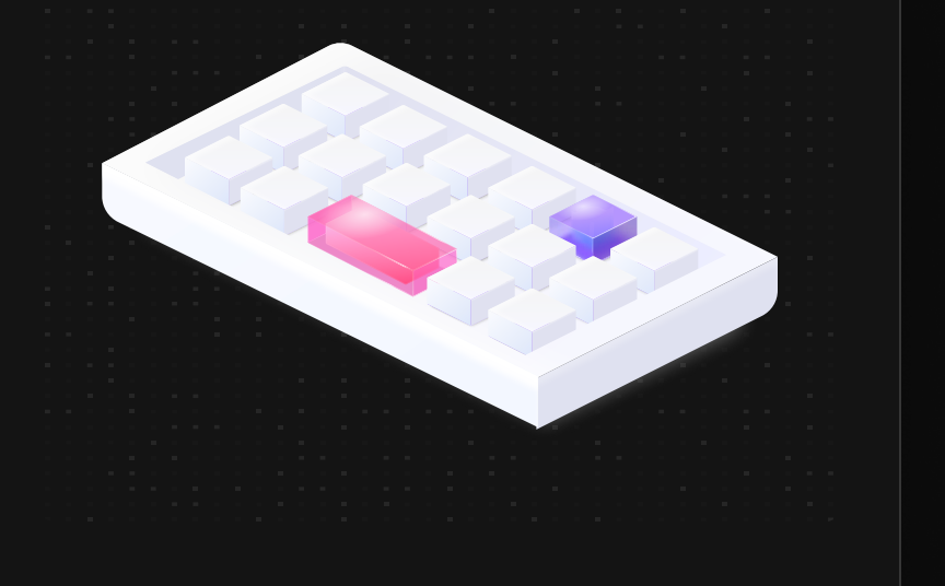 Web & App Development 3D Illustration